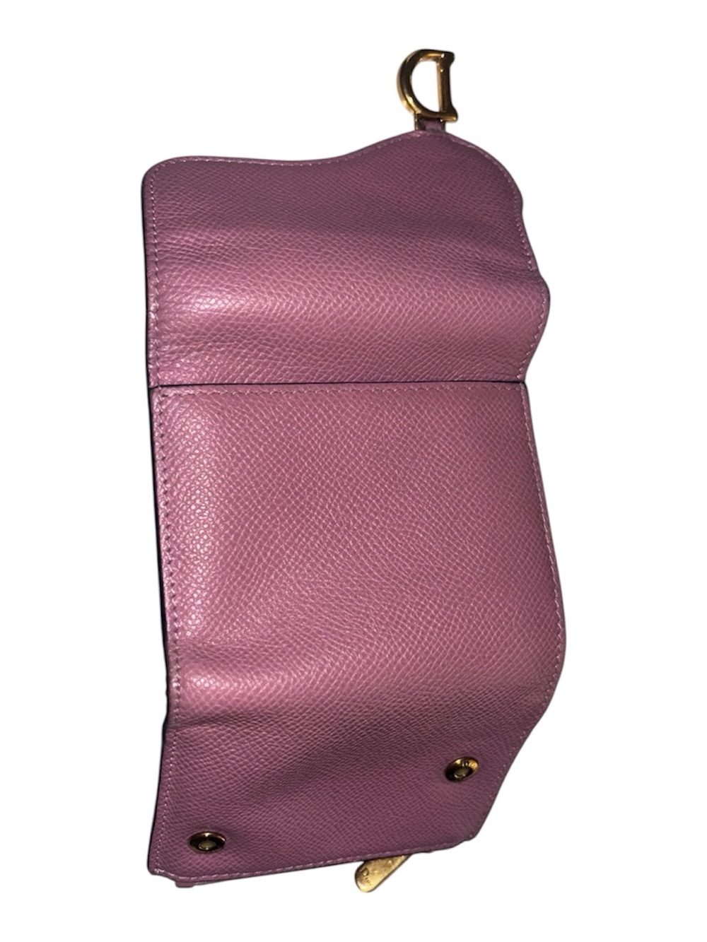 DIOR Saddle Lotus wallet (Lavender Goat Skin) - Picture 4 of 12